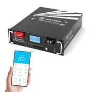48V 135Ah LiFePO4 Lithium Battery with Touchable Smart Display, Built-in 100A BMS, 6.91kWh Capacity, Perfect for Off-Grid, Home Energy Storage, RV, Marine