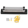 48V 150A 24 Terminal Bus Bar Dual Rowbus Bar Block with Base OT ...