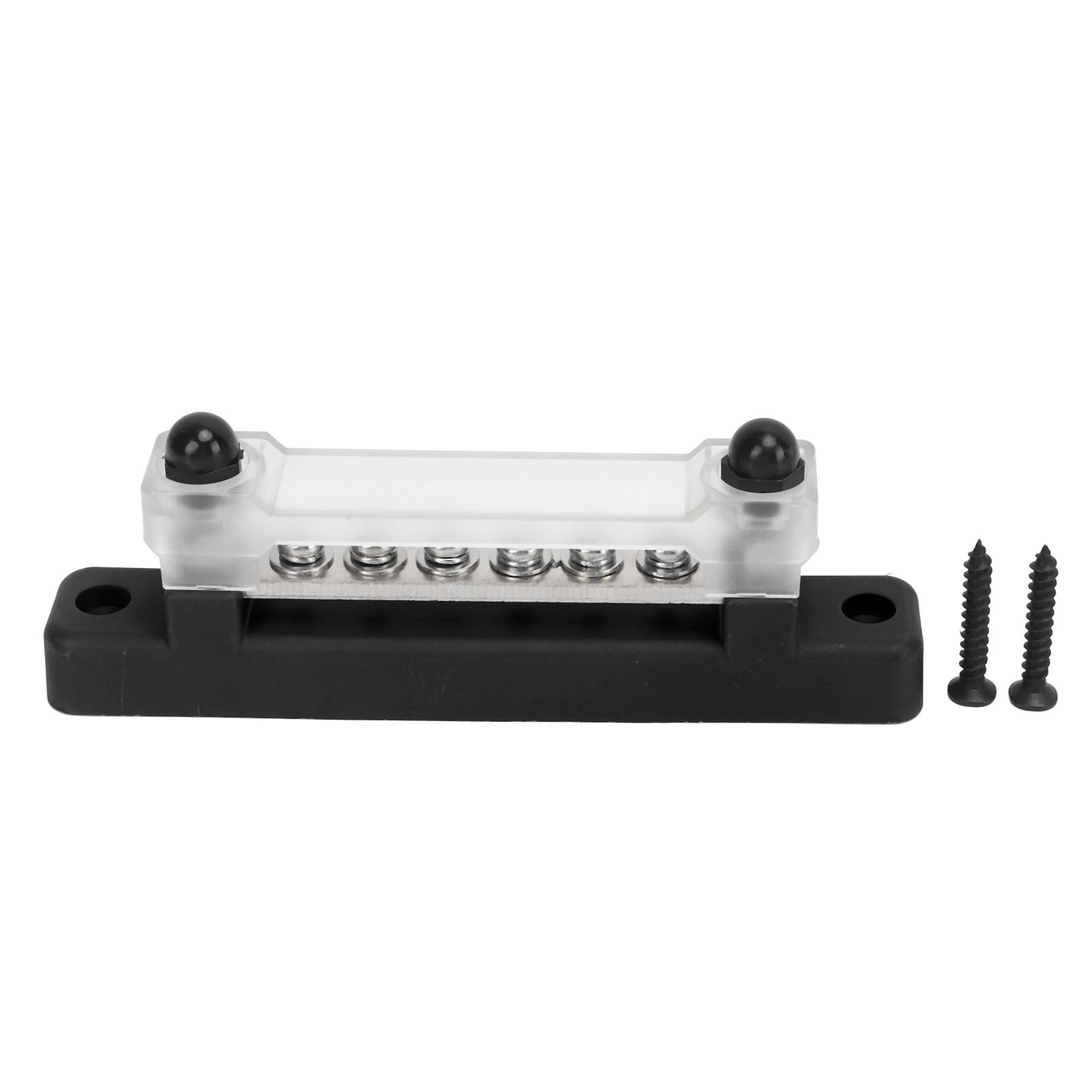 48V 150A 6 Terminal Bus Bar Power Distribution Block with Cover M6