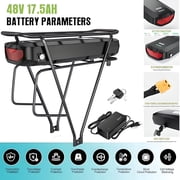 48V 18.2Ah Electric Bicycle Battery With Rear Rack Luggage