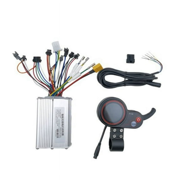 48V/20A 600W Electric Bike Scooter Controller with Throttle LCD Display Speed for Bike BLDC Motor Scooter Parts