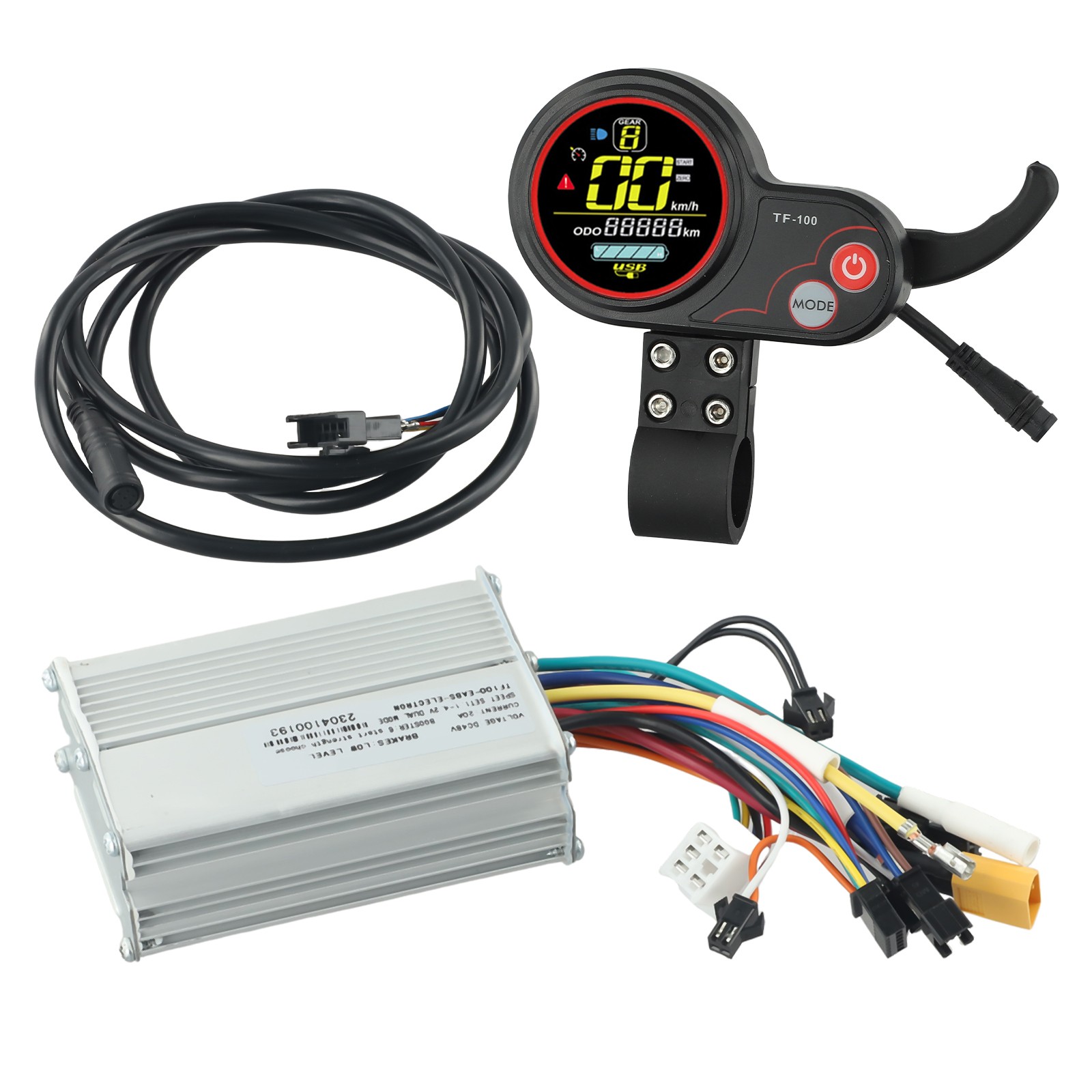 Contrôleur Scooter électrique 48V 20A Pour KUGOO M4 Et M4 Pro - Boîtier Alliage Aluminium, Moteur Sans Balais, Schéma De Câblage Inclus - 8