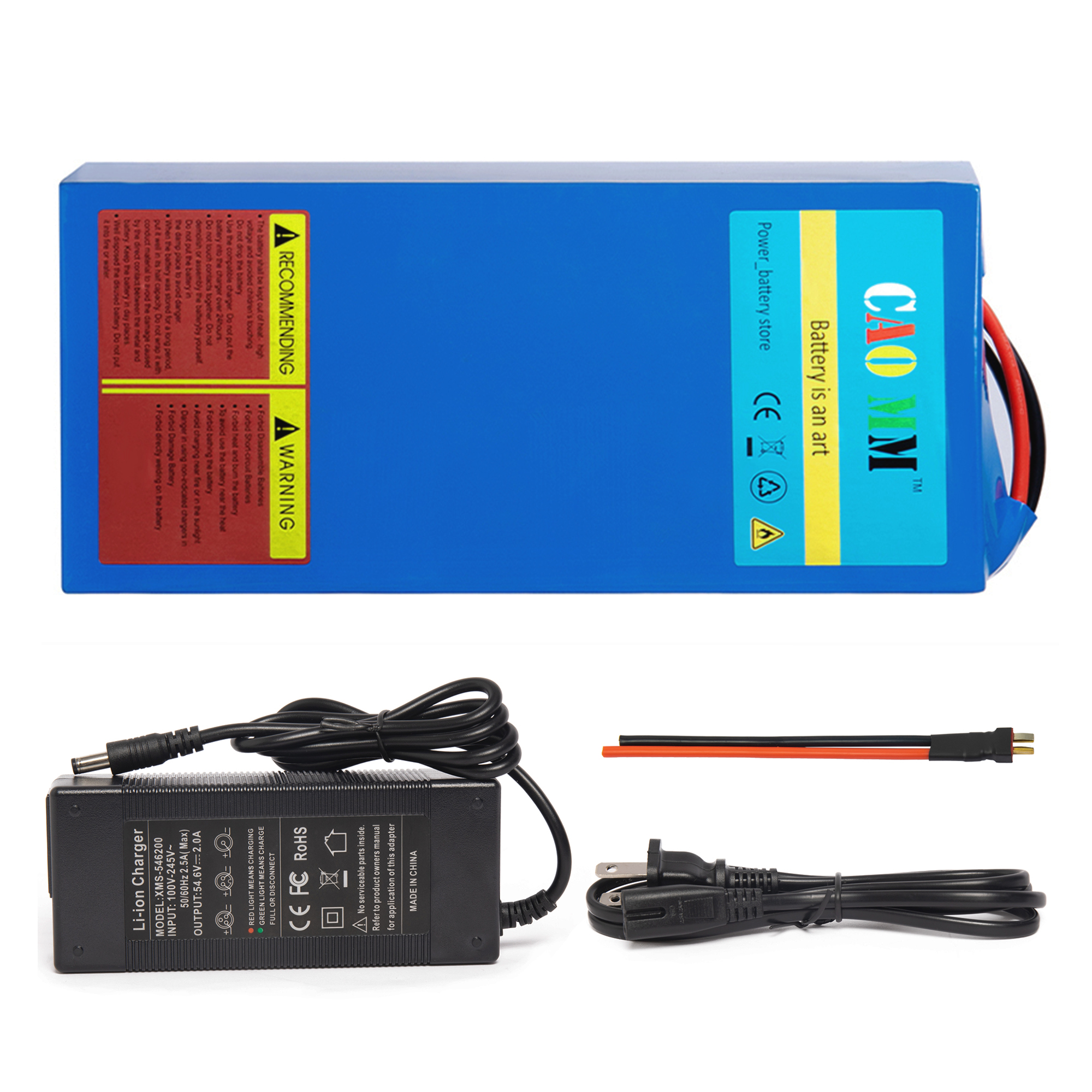 48V Battery 48V 20AH Ebike Battery with Charger 1200W Lithium Battery for Electric Bike Scooter