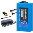 thumbnail image 1 of 48V 20Ah Battery 48V Lithium-ion Ebike Battery 750W with BMS Compatible for Adult Electric Bikes Motors, 1 of 8