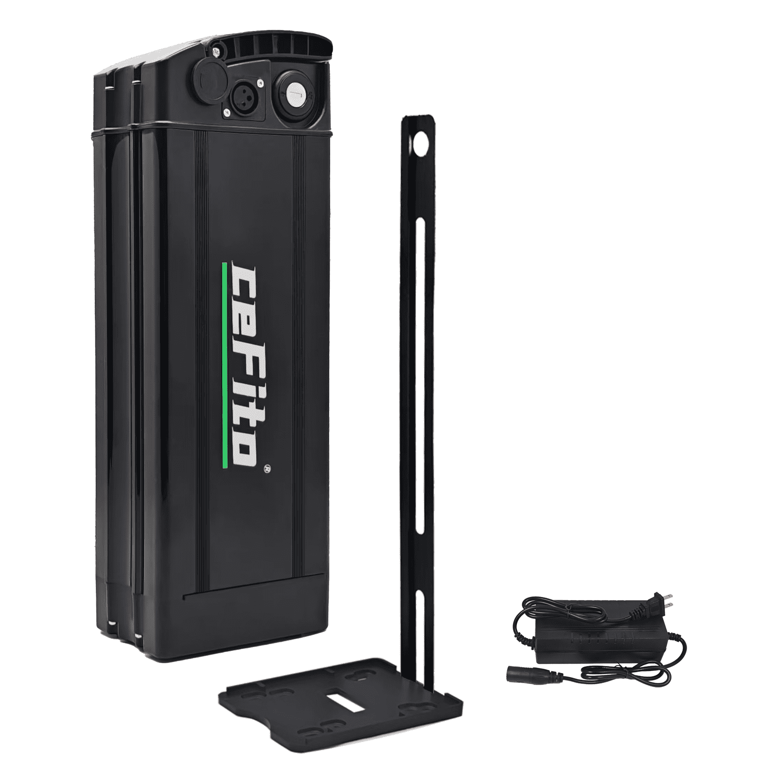 48V 20Ah Bike Battery with 30A BMS for 250W 350W 500W 700W 900W, No Bottom Connection Port