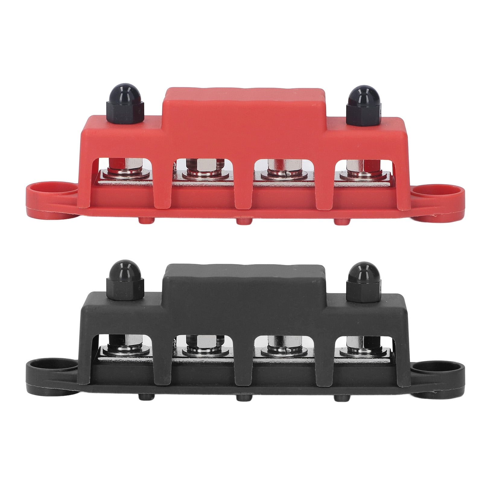 48V 250A Power Distribution Block, M8 Terminals for Car, RV, Boat Wiring, Durable ABS  Brass