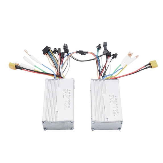48V 25A 1200W JP Brushless DC Motor Electric Scooter Bike Controller A+B Dual Drive Motor Controller