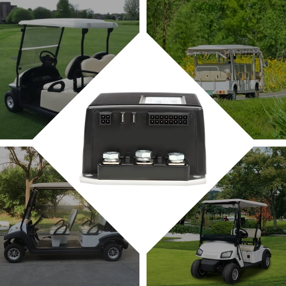 48V 275A Golf Cart Motor Controller Replacement for Curtis 1266A-5201 1510A-5251 Club Car Programmable DC SepEx Speed Controller with Regenerative Braking, Anti-Rollback, WalkAway Protection