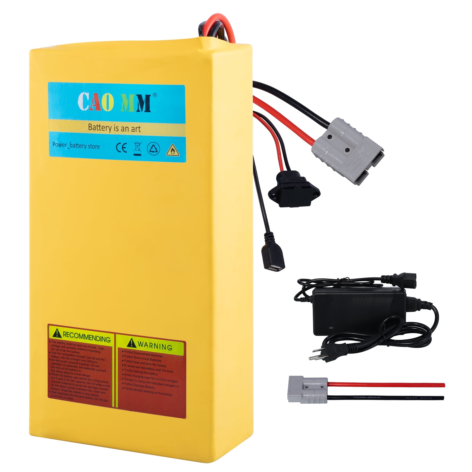 YXYHCOOL Lithium Ion 52 Volt Vehicle Battery, 2000 CCA for Electric Tricycle, Golf Cart - Walmart.com YXYHCOOL Lithium Ion 52 Volt Vehicle Battery, 2000 CCA for Electric Tricycle, Golf Cart - Walmart.com
