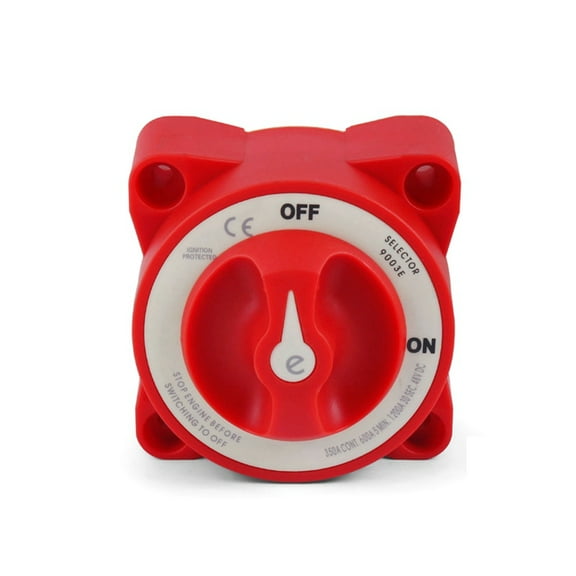 48V 350A Car Auto RV Marine Boat Single Circuit Isolator Disconnect Rotary E Series Battery Switch Cut