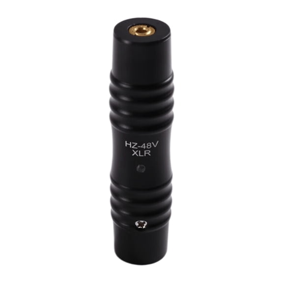 48V 3Pin XLR to 3.5MM Condenser Microphone Amplifier Condenser Mic Phantom Power Adapter 3Pin XLR to MIC Adapter