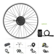 48V 500W Bafang Bicycle Conversion Kits 26" Front Wheel Hub Motor Kits with DZ40 Battery is not Included
