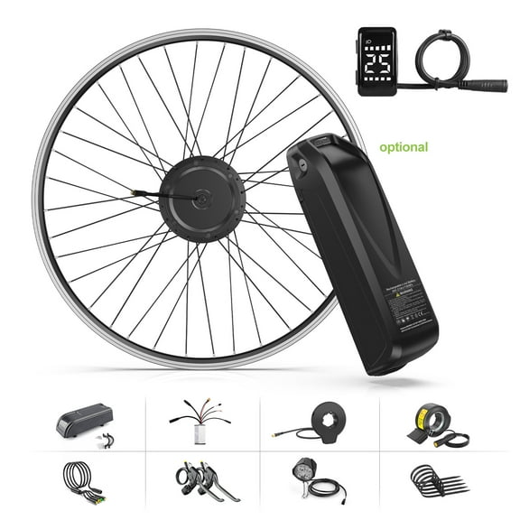 48V 500W Bafang Bicycle Conversion Kits 700C Front Wheel Hub Motor Kits with DZ40 with 48V17.5AH Shark Battery