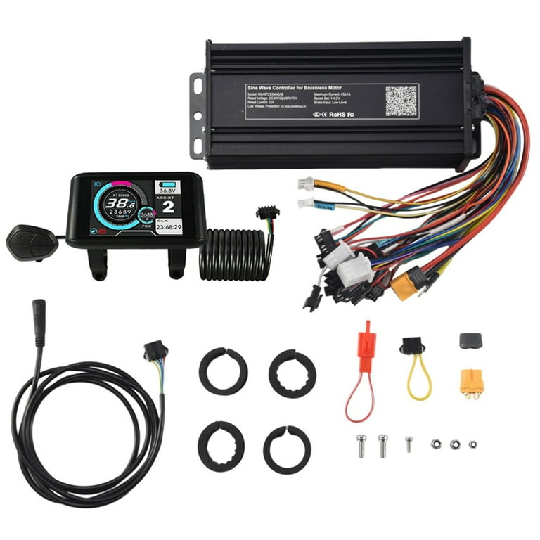 48V 52V 60V 72V 1500W-3000W 45A 3-Mode Sine Wave Ebike
