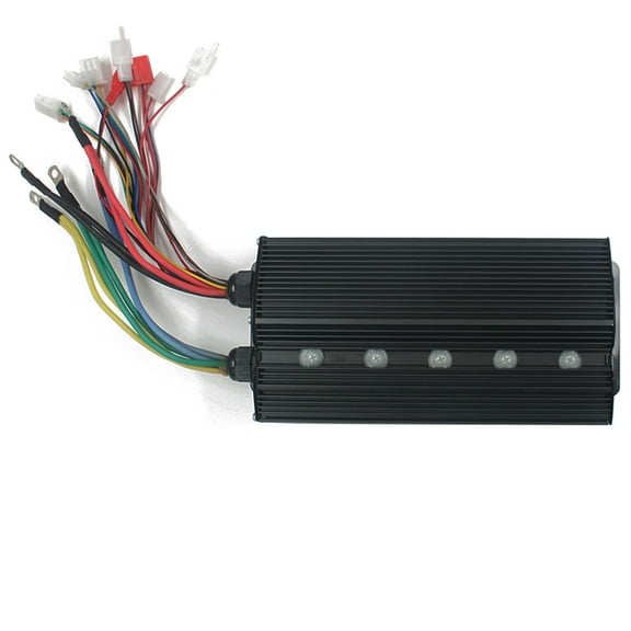 48V/60V 24 Tube Electric Bike Brushless DC Motor Controller 45A 2200W High Power Dual-mode  Modified Electric Vehicle Brushless Motor Controller