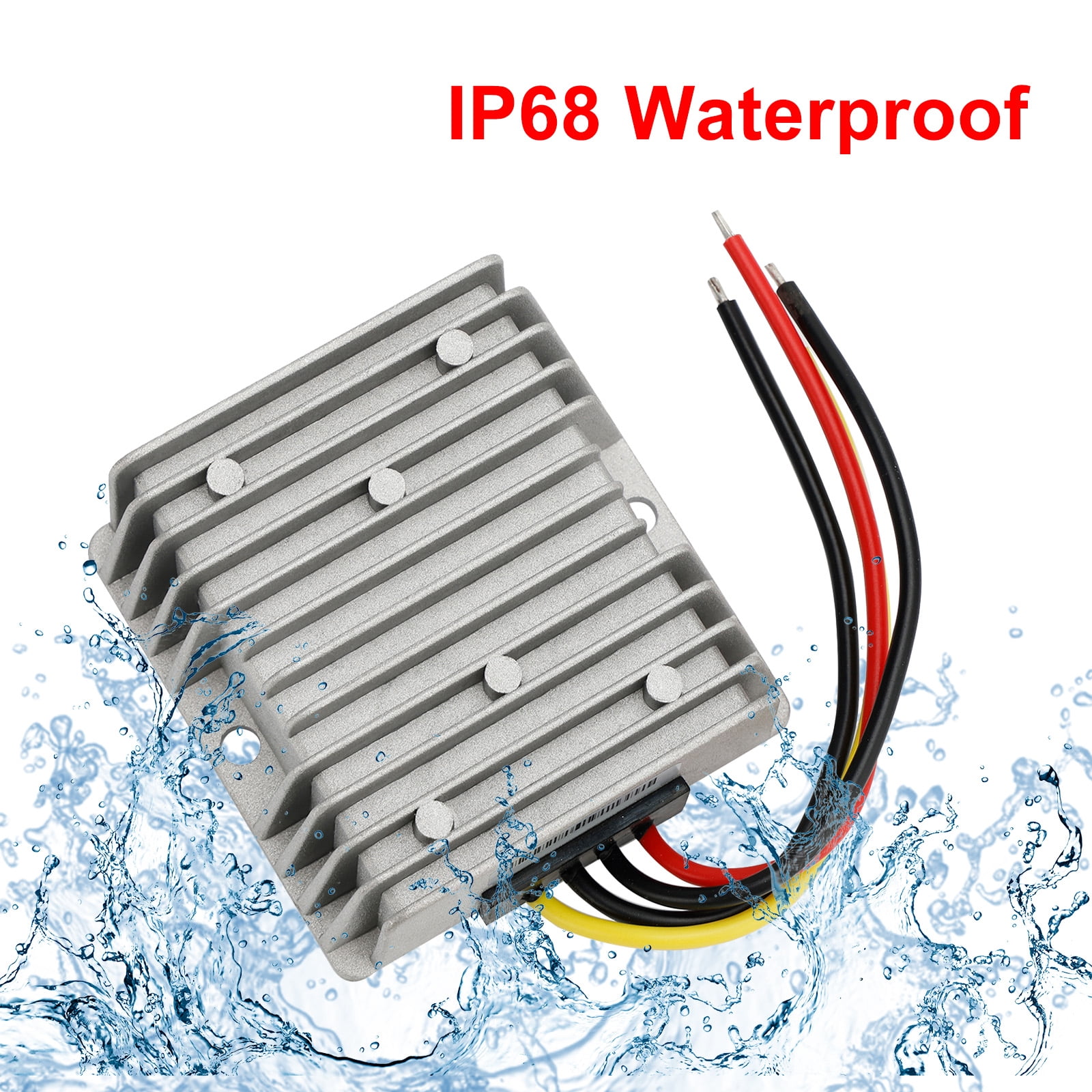48V/60V to 12V 15A 180W Waterproof DC/DC Power Converter Regulator Step Down