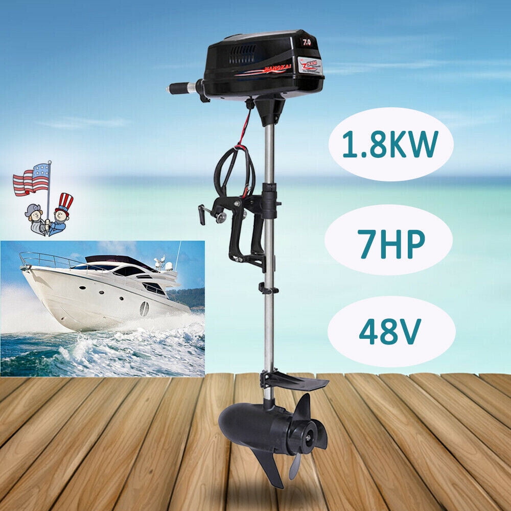 SENDERPICK 48V 7.0HP Brushless Motor Electric Outboard Fishing Boat ...