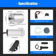 variable speed ac electric motor Genteq De2f072n 1/15 HP Double Shaft Electric Motor 208-230/60/1 1500/1075/900 RPM Variable Speed 205356