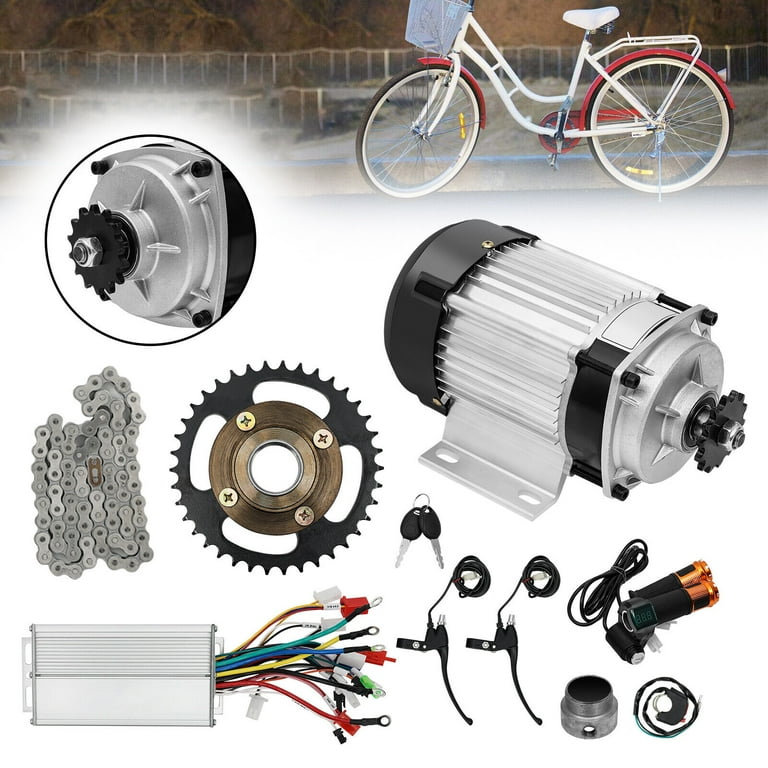 48V 750W Electric 3-Wheel Bike Brushless Motor Kit for Adults