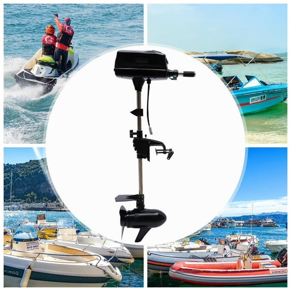 48V 8 HP Electric Outboard Motor Boat Engine 2200W Brushless Motor Anti-winding!
