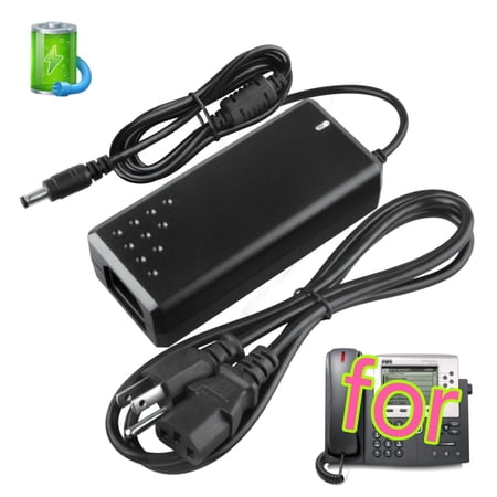 48V Charger Compatible with Cisco IP Phone 7941 7945 7960 7960G 7962 7965 7970G