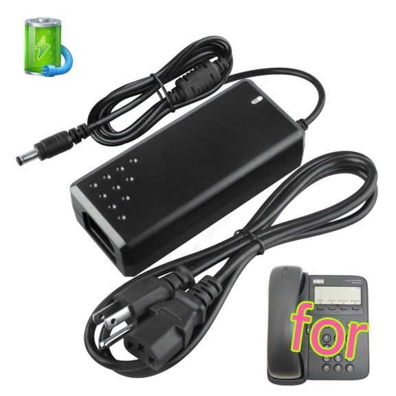 48V Charger Compatible with Cisco IP Phone CP-7902G 7911G 7914 7915 7916 7940