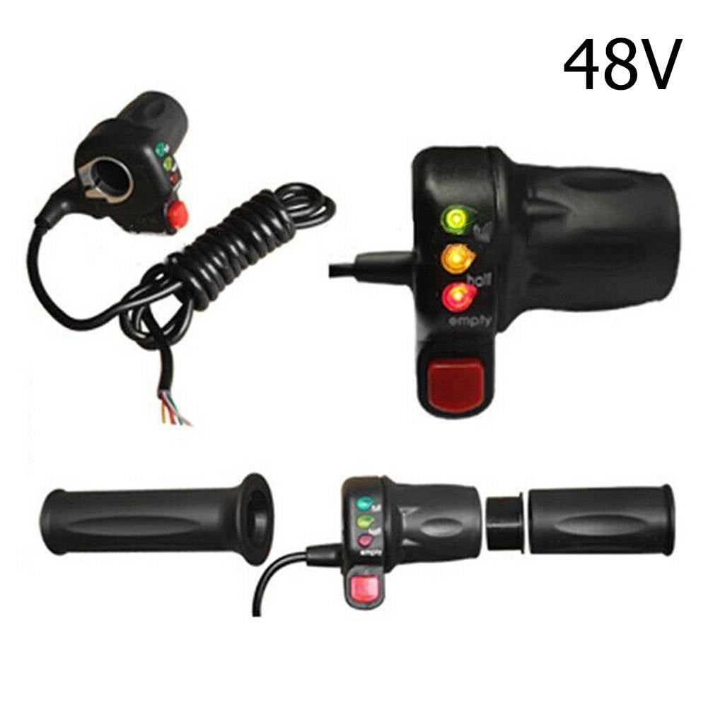 48V EBike Thumb Throttle Electric Bicycle Scooter Speed Control New