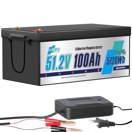 48V 100AH Golf Carts LiFePO4 Battery Bluetooth,51.2V Lithium Batteries for RV,Trolling Motor,Solar,Marine,Camping,Backup PowerBuilt in 200A BMS,15000+ Deep Cycles