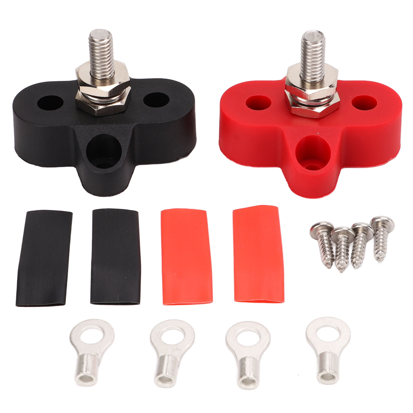 48V Power Distribution Studs Battery Power Ground Junction Post Bus Bar Connector M6 1/4in