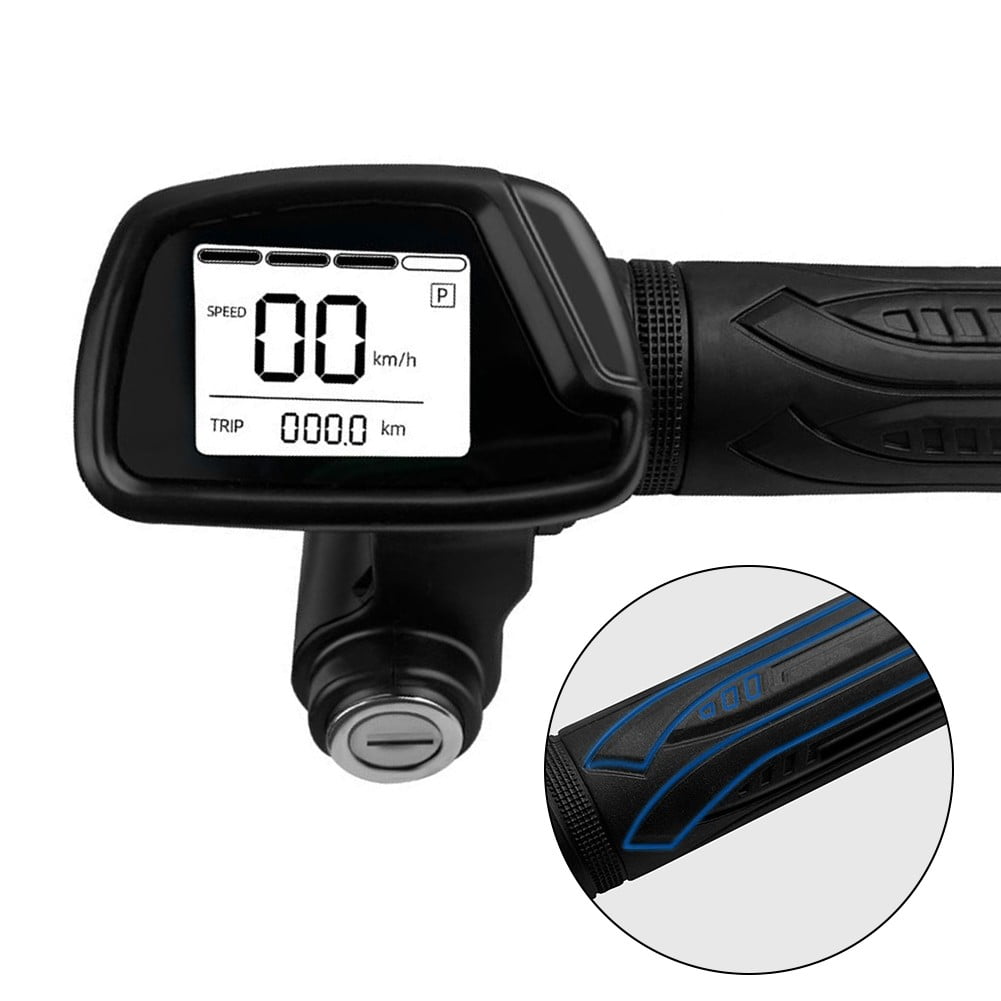 48V Throttle Handlebar with LED Display for Electric Bikes and Scooters