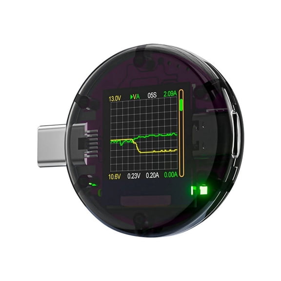 48V USB Tester Type-C PD Detector Digital Voltage Ammeter Power Bank Capacity Meter Amper Detector