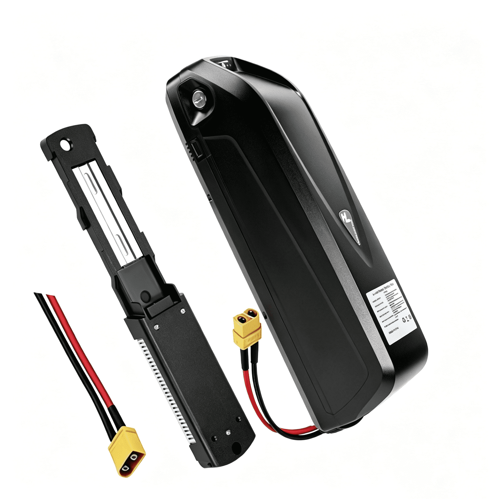 48V10Ah E-Bike Battery with 30A BMS, Safe Lock, Led Indicator Light, USB Port, XT60 Connector for 0-1000W Electric Bicycle Motor