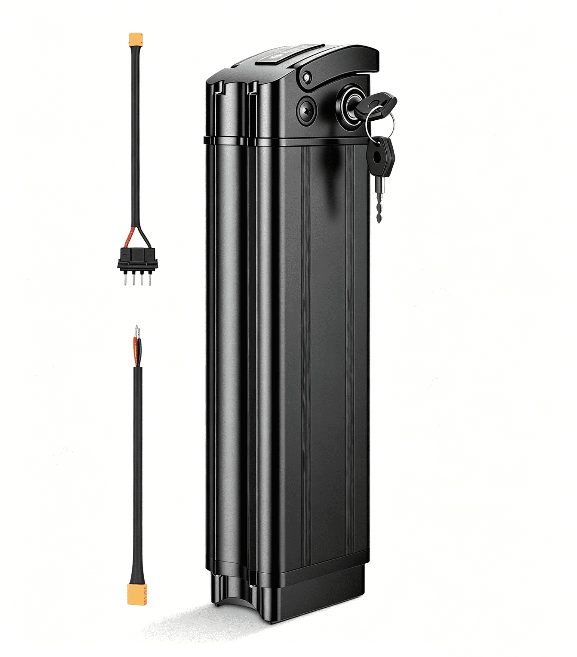 48V 13Ah Ebike Battery, Folding E-Bike Lithium Replacement Battery 25A BMS for 0-1200W Motor, XT60 Connector