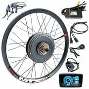 48V2000W MTB Hub Motor Kit 26 inch for Electric Mountain Bike Rear Drive 135 Dropout Ebike conversion kit with TFT color display