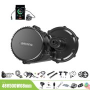 48V500W BAFANG BBS02B Mid Drive Motor Electric Conversion Kit with DPC18 Display 44T Chainwheel For 68-73mm Mountain Ebike Road Bike (Battery is not Included)