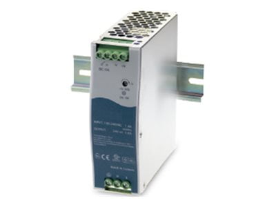 Transition Networks 48 VDC Industrial Power Supply - DIN Rail - 110 V AC, 220 V AC Input - 48 V DC Output