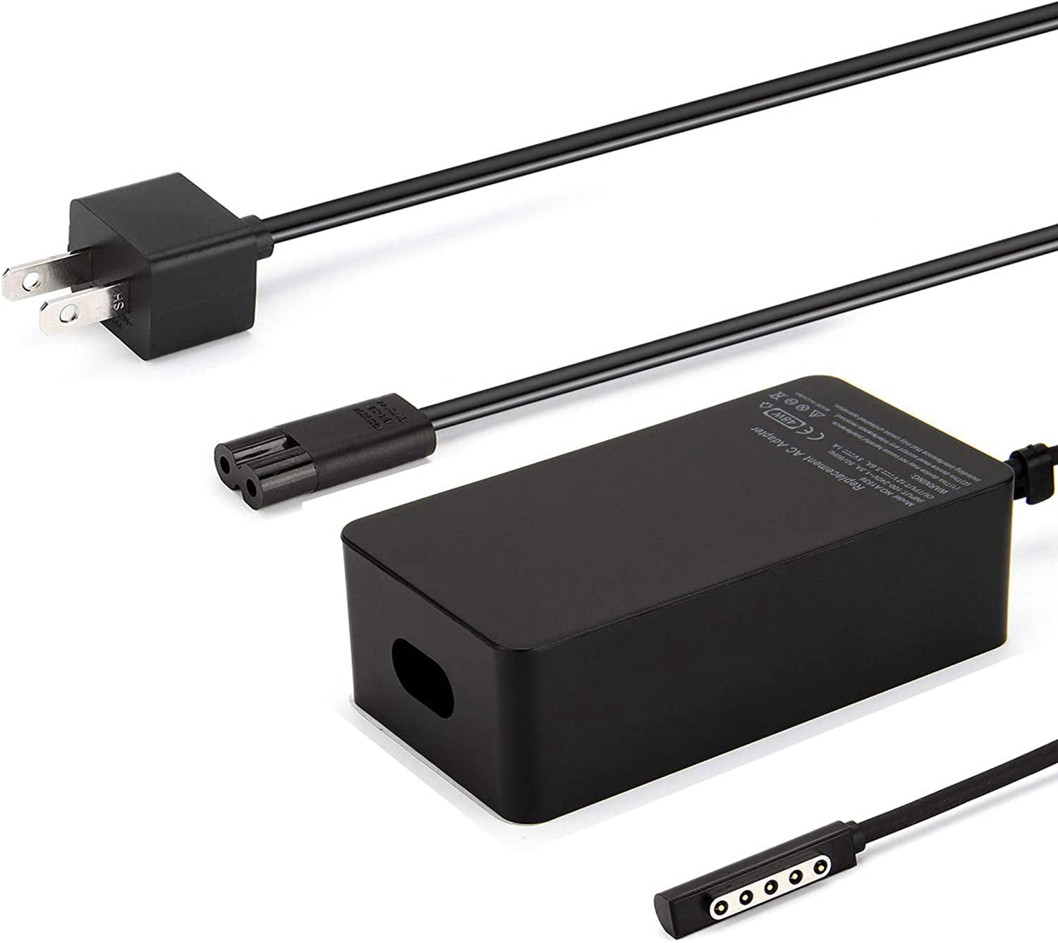 48W 12V Laptop Charger for Microsoft Surface Pro 2 Surface Pro 1 Surface RT Tablet Windows 8 Tablet 1536 1512 1516 1513 1572 Power Supply AC Adapter