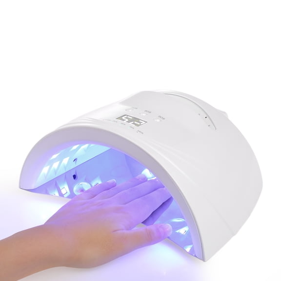 48W LED UV Cordless Nail Lamp Rechargeable Nail Gel Dryer Machine LED Nail Lamp Fingernails Toenails Curing Equipment  Tool