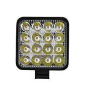 48W LED Work Light 12V 24V Lamp Spotlight For Offroad Truck Car 3,520LM