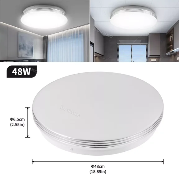 48W Led Ceiling Down Light Ultra Thin Flush Mount Kitchen Lamp Home Fixture New