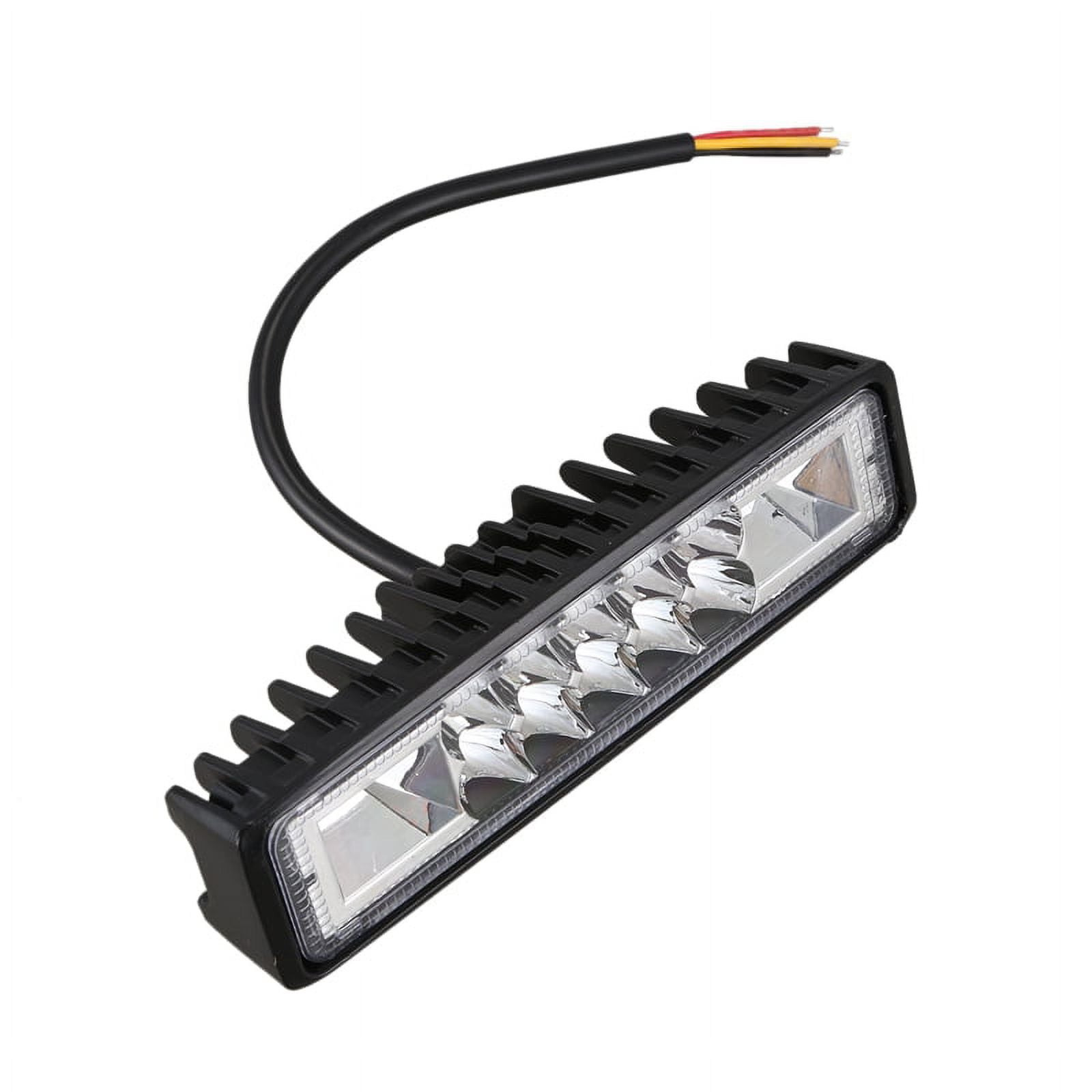 48W Strobe Flash Work Light Led Light Bar Red White Blue For Offroad Atv Suv Motorcycle Truck Trailer Car Accessories 12V
