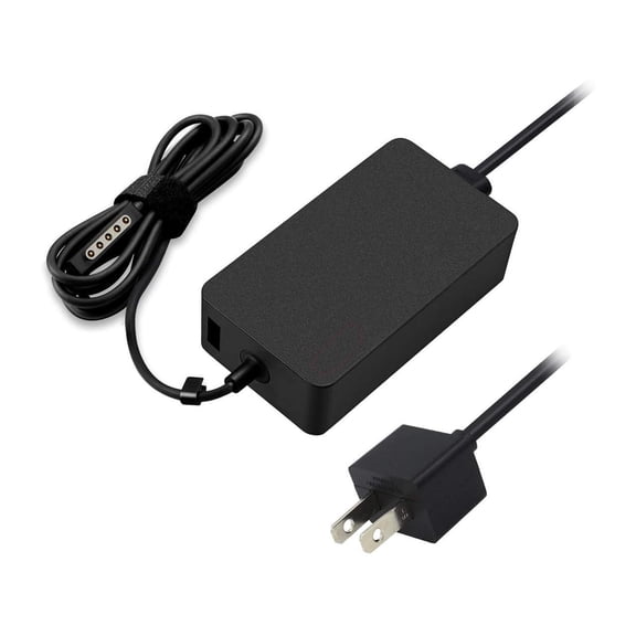 48W Surface Pro 2 Charger for Microsoft Surface RT Surface Pro 2 Pro 1 Surface 2 Tablet Microsoft 1512 1516 1536 12V 3.6A 48W Surface Power Supply MS Surface Pro 2 Ac Adapter with 5V USB Port