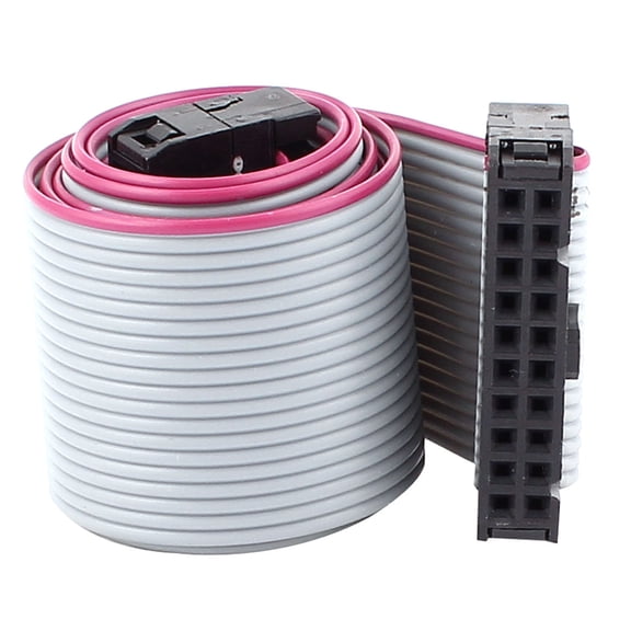 48cm 20-Pin 20 Way 2.54mm Pitch Female to Female IDC Extension Flat Ribbon Cable