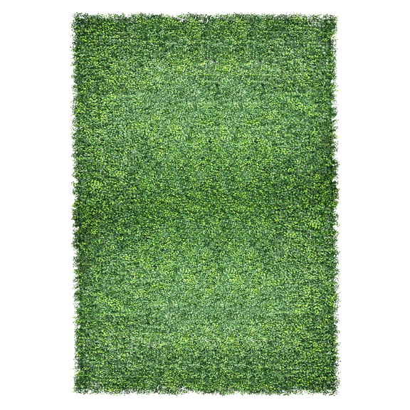 Screenguard 48in H x 8ft L Faux Green Boxwood Privacy Screen with Natural Appearance
