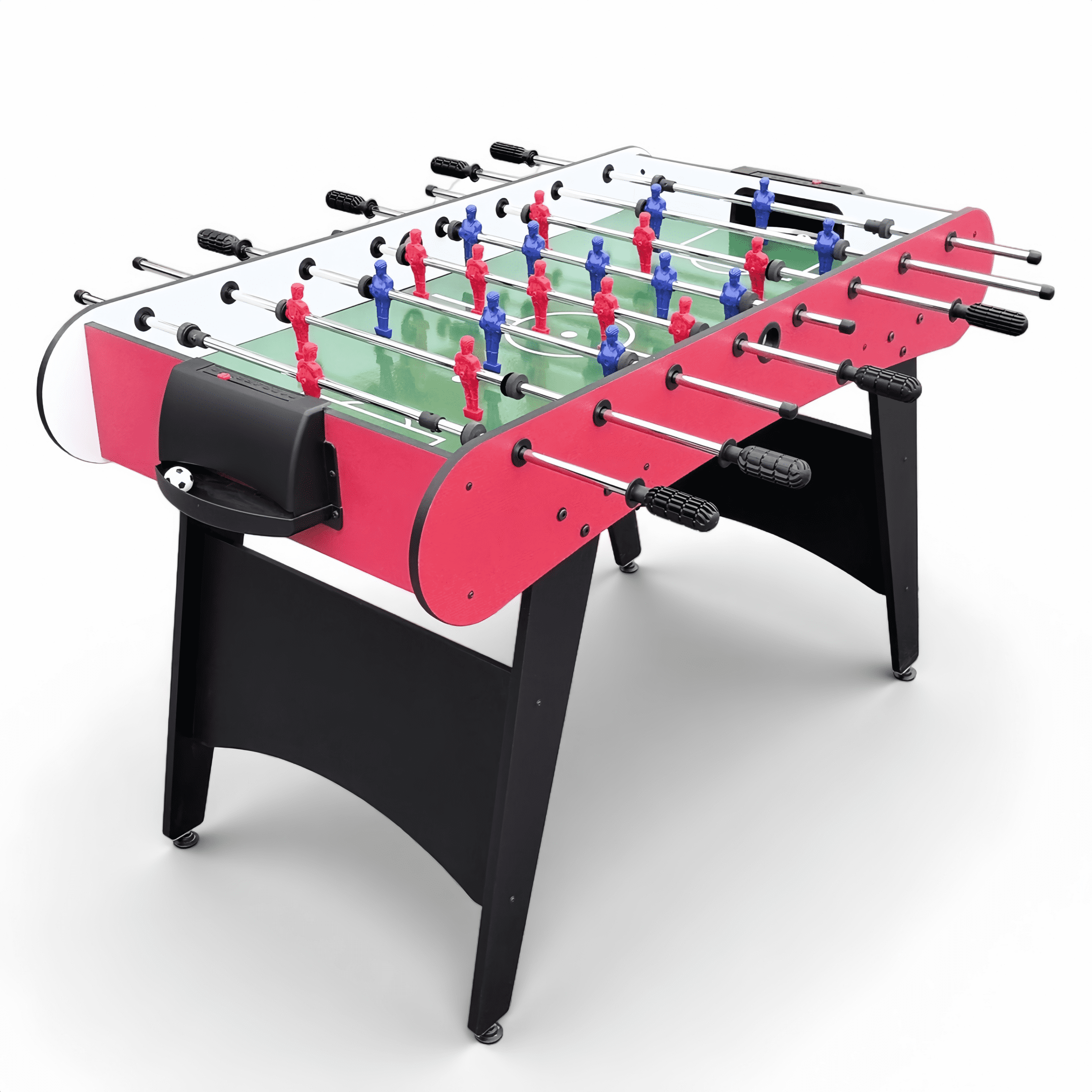 48in Football Table Game, Soccer Game at Home for Kids and Adults, Freestanding Footable Game Table