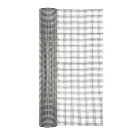 48in H x 50ft L Galvanized Hardware Cloth with 1/2in Openings