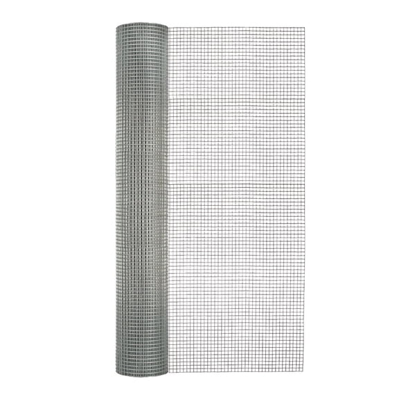 48in H x 50ft L Galvanized Hardware Cloth with 1/2in Openings
