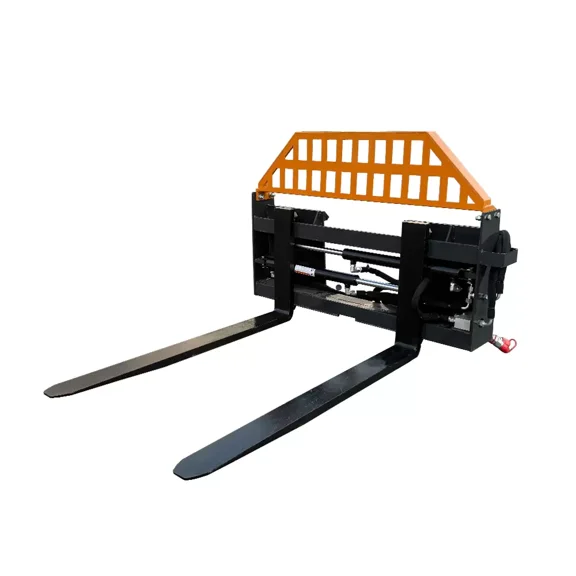48in Pallet Fork & Frame Attachment Skid Steer For Bobcat Adjustable