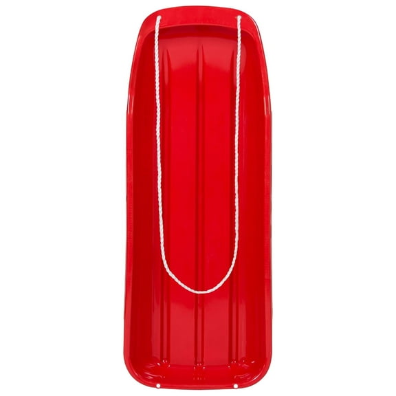 48in Plastic Toboggan Snow Sled w/Pull Rope