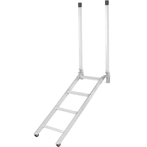 48in Transport Truck Step Deck Ladder for 28in to 42in Trailer Bed